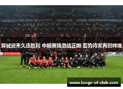 蓉城迎来久违胜利 中超赛场激战正酣 蓄势待发再创辉煌 蓉城迎来久违胜利 中超赛场激战正酣 蓄势待发再创辉煌